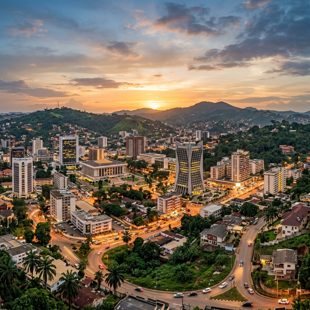 Yaoundé skyline