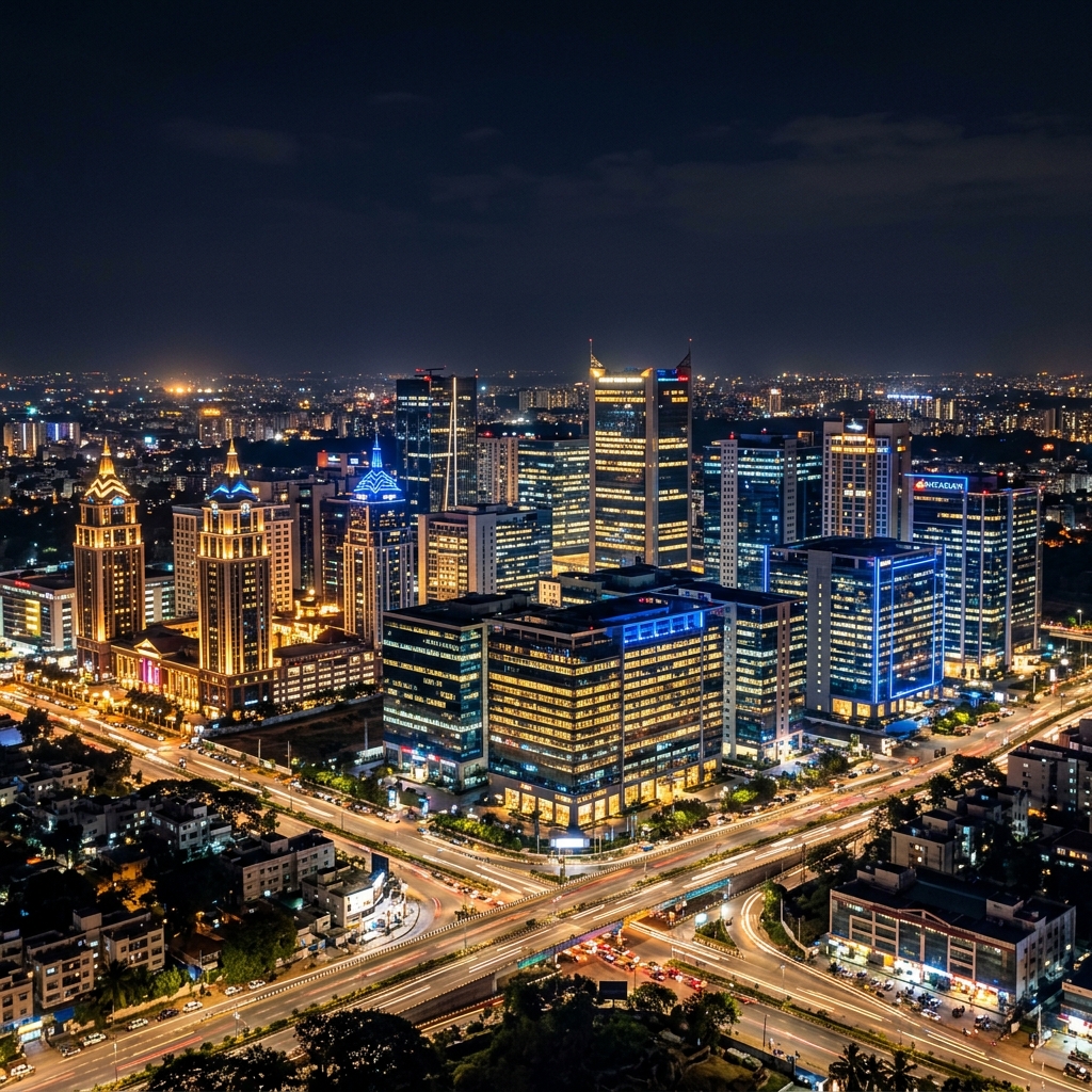 Bengaluru skyline